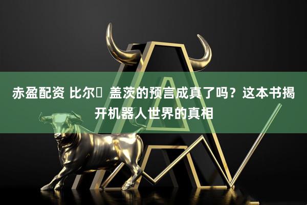 赤盈配资 比尔・盖茨的预言成真了吗？这本书揭开机器人世界的真相